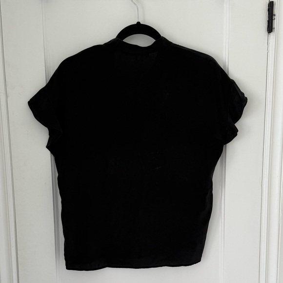 Frame Denim - 100% Silk Black Button Down Blouse - Size S - Picture 3 of 3